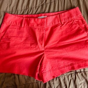 LOFT Riviera  Cherry Red Shorts